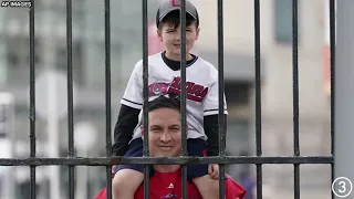 Sights and Sounds of the home opener from Progressive Field between the Cleveland Indians and Royals