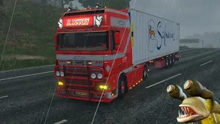 DAF XF 95 H.Weeda ОБЗОР Euro Truck Simulator 2 (v1.31.x)