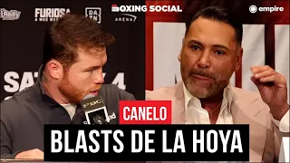 “F**K YOU MOTHERF**KER, P***Y!” Canelo FIRES BACK At De La Hoya Saying He Tried Stealing Money!