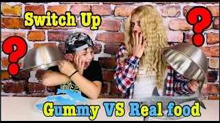 GUMMY vs REAL FOOD CHALLENGE !