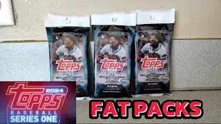 Starting My 2024 Topps Set | 2024 Topps Baseball Series One Fat PACKS