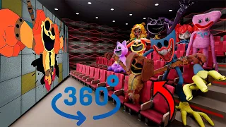 Poppy Playtime Chapter 3 360° - CINEMA HALL | DogDay react to Chapter 3 | VR/360° Experience