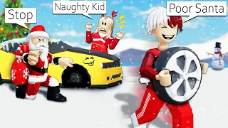 ROBLOX Brookhaven 🏡RP - FUNNY MOMENTS: Being Evicted From Home On Christmas Eve (SAD NOEL NIGHT P1)