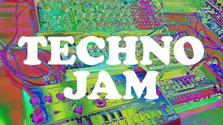 TECHNO JAM // TD-3, volca kick, volca beats, TD-3, NEUTRON, SQ-1