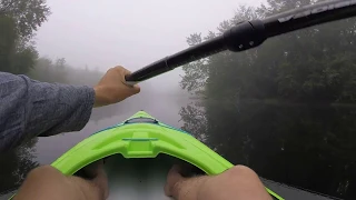 Early Morning Kayak In Fog