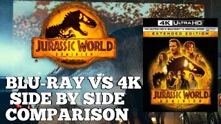 JURASSIC WORLD DOMINION BLU-RAY VS 4K COMPARISON