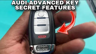 Audi advanced key (HOW IT WORKS) secret features