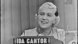 What's My Line? - Ida Cantor (Apr 19, 1953)