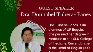 UP Baguio Live Stream -- CS Webinar: "COVID-19 Updates in Baguio City and Potential Vaccines"