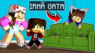 GUIHH tem UMA IRMÃ GATA no Minecraft