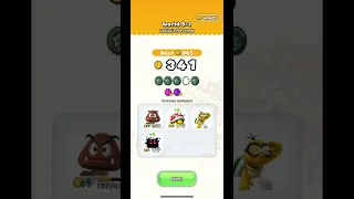 Super Mario run - Unlocking star world 8 with more than 300 coins.