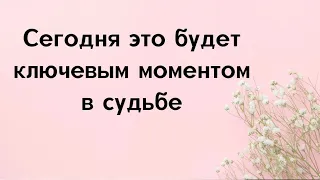 Сегодня это будет ключевым моментом в судьбе.