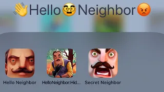 Hello Neighbor,Secret Neighbor: Hello Neighbor Multiplayer,Hello Neighbor: Hide and Seek