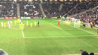 Carl Baker penalty miss - MK Dons 1-2 Brighton (March 2016)