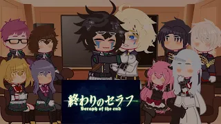 Seraph of the end/Owari no seraph react to|UNFINISHED|Cringe|Bad editing|Bad english