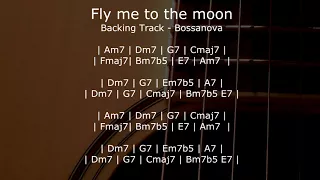 Fly me to the moon - Backing Track Bossanova
