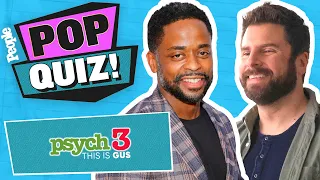 'Psych 3: This Is Gus' PEOPLE Pop Quiz with Dulé Hill, James Roday Rodriguez and More! | PEOPLE