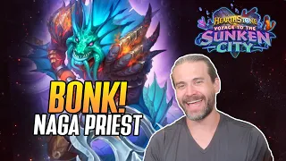 (Hearthstone) BONK! Naga Priest - Voyage to the Sunken City