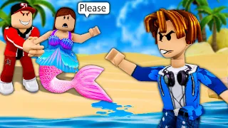 ROBLOX Brookhaven 🏡RP - FUNNY MOMENTS: Peter Saves Poor Beautiful Mermaid