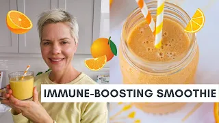 Immune-Boosting Orange Banana Smoothie (Vegan & Dairy-Free)