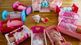 Play with Baby Dolls: Make Beds for Baby Dolls and Send them to Sleep