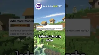 Pomysły, które mogą być w Minecraft GŁOWY MOBÓW #shorts