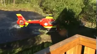 Medic Chopper Spectacular Landing