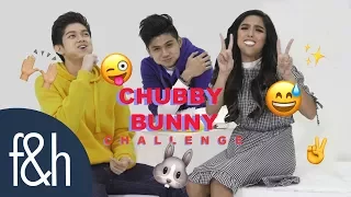 Andrea Brillantes, Ryle Paolo Tan, and Jack Reid plays the CHUBBY BUNNY Challenge | Folded and Hung