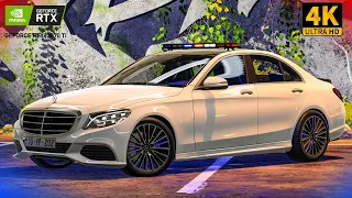 Lotu Şəmi YPX Maşını Sürdü Mersedes Benz c200 V8 Biturbo 4.0 L 4MATİC  | BeamNG.Driver #malikbedelov