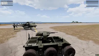 Arma 3 basic drone usage. How to fly, command and shoot from drones.