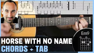 ▶ "A Horse With No Name" Training Track - Guitar Tab & Chords