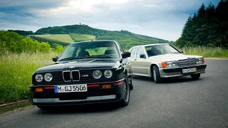 BMW M3 E30 vs MERCEDES 190 E ★ BROTHERS AND RIVALS ★