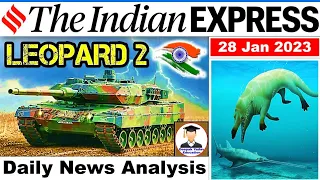 28 January 2023 Indian Express Newspaper Analysis | Daily Current Affairs | The Hindu Analysis