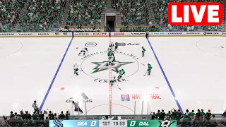 NHL LIVE🔴 Seattle Kraken vs Dallas Stars | Game 1 - 2nd May 2023 | NHL Full Match - NHL 23