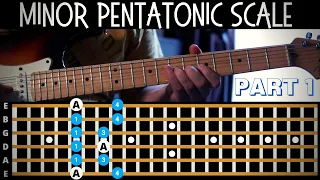 How to SOLO on GUITAR Lesson | Minor Pentatonic Position 1 (BOX 1)