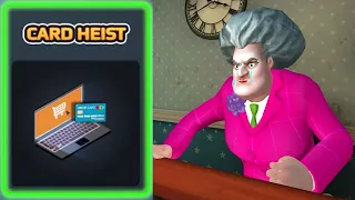 Scary Teacher 3D  Card Heist Steal Miss T's credit card all the money donate