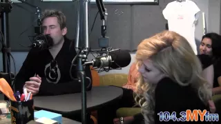 Avril Lavigne and Chad Kroeger Interview at 104.3FM [LET ME GO Premiere]