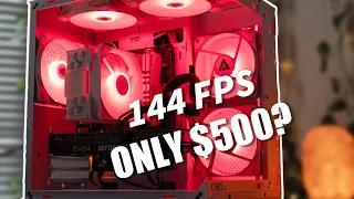 $500 Gaming PC Build With Benchmarks!