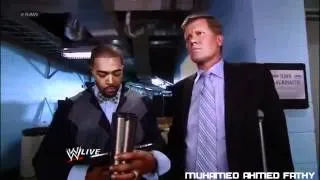 WWE RAW 4.6.2012 John Laurinaitis learns Mr. McMahon is coming to Raw.flv