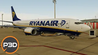 P3Dv5.1 | Dublin - Barcelona | Ryanair 737-800