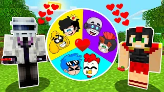 ¡LA RULETA DEL AMOR! 🎯😏 - PRUEBA TU SUERTE EN MINECRAFT