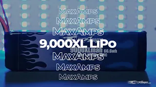 MaxAmps LiPo 9000XL 2S 7.4v Battery Pack for Drag Slash