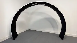 Curved Tension Fabric Arch by Instant Promotion Inc