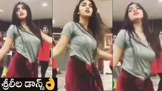 #Dhamaka Heroine Sreeleela Dance Practice Video | Dhamaka Making | Tolly Talkies