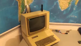 Apple II on the internet reading reddit