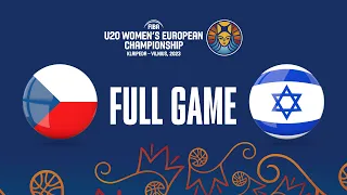 Czech Republic v Israel | Full Basketball Game | FIBA U20 Women's European Championship 2023