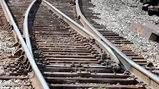 Track Switches Several Times For Amtrak And CSX Trains