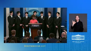 05/31/22: Press Briefing by Press Secretary Karine Jean-Pierre Featuring BTS