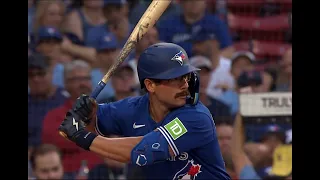 Jays phenom Davis Schneider HOMERS in first ever MLB at-bat!!!