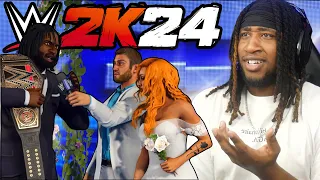 WWE 2K24 MyRISE #10 - I JUST MARRIED GIGI DOLIN.. WHAT IS GOING ON!?